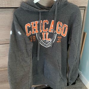 Grey Chicago hoodie